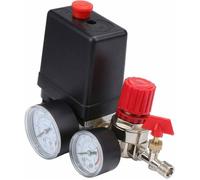Compresseur d'air - LARGEIGHT - Modèle standard - Commutateur de vanne - Pressostat - Jauges multicolores