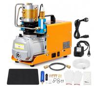 Compresseur d'air PCP 1800 W 300 bar 100 L/min, Arrêt Automatique | 2 Séparateurs Huile-eau Intégrés et 1 Externe, Refroidissement à Eau et Ventilateur, Réservoirs Jusqu'à 6,8 L