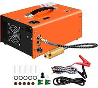 Compresseur d'air PCP, 300 bar 4500 psi portable haute pression, transformateur de pompe pneumatique, gonfleur pneumatique, filtre séparateur d'eau intégré, alimenté par voiture 12 V CC ou maison 110