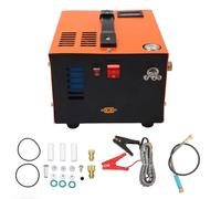 Compresseur D'Air PCP Portable, Convertisseur de Puissance intégré, Affichage de la Température en Temps Réel, DC 12V, pour les Activités de Plein Air
