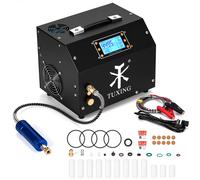 Compresseur d'air PCP TUXING TXET063 300Bar 30MPa 4500Psi avec alimentation intégrée, écran LCD, contrôle numérique, pompe électrique haute pression pour armes à air comprimé et plongée sous-marine