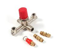 Compresseur D'air Pièces de Rechange Pressostat Régulateur de Pression Collecteur Tube à Double Sortie Alliage Commutateur Valve Fit