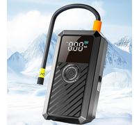 Compresseur d'air portable 12 V et démarreur avec moniteur de pression numérique pour un gonflage rapide et une protection contre la surchauffe dans les véhicules