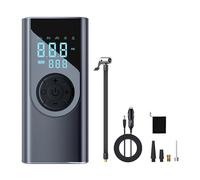 Compresseur d'air portable ABS avec manomètres de pression précis, gonfleur d'urgence pour divers véhicules pompes de voiture