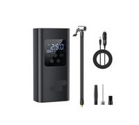 Compresseur d'air portable avec éclairage LED, écran LCD numérique, pompe à air filaire/sans fil 150 PSI 120 W et manomètre for pneus(Wired Style)
