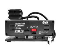 Compresseur d'air portable - AVIZAR - 120W - 250 PSI - 220-240V/12V - Noir