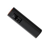 Compresseur D'air Portable Mini Arrêt Automatique et Écran Numérique | Pneus de Voiture et Vélo, Affichage de Pression, Lampe Intégrée, Noir, Usage Randonnée Camping
