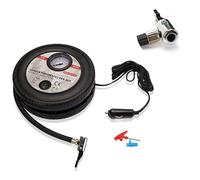 Compresseur d'air portable, mini compresseur pneumatique de voiture, avec adaptateurs pour buses de voiture, moto, vélo, forme de roue