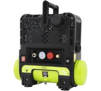Compresseur d'Air Portable Silencieux Sans Huile 6L, 1.0CV 750W Pression 8 bar, Débit 30 L/Min@7 bar, Compresseur d'Air Mural Sans Cuve et Sans Huile, Idéal pour Gonflage de Pneus et Entretien Facile