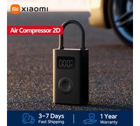 Compresseur d'air portable Xiaomi Mijia 2/2D, Gonfleur de pneus numérique, Pompe à air électrique pour voiture, vélo et moto