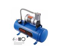 Compresseur d'Air pour Kit de Klaxon Pompe à Air avec Réservoir 6 L 90-120 psi pour Gonflage des Pneus Matelas Pneumatiques Compat