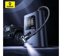 Compresseur d'air pour voiture Baseus GoTrip VA1, 5000 mAh, pompe à air portable pour voiture, gonfleur de pneus précis pour voitures, motos, vélos