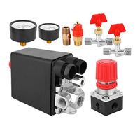 Compresseur D'air Pression Commutateur De Vanne Régulateurs Vanne Pressostat Avec Manomètre En Fer