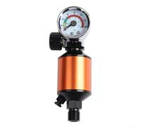 Compresseur d'air régulateur et filtre, 1/4 NPT pour COMBO avec jauge 0-140 psi, piège à humidité pour peinture en spray, outils pneumatiques, orange et carrosserie
