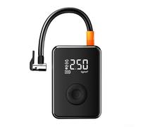 Compresseur d'air sans fil pour mini gonfleur de pneu avec adaptateurs de valve pour adaptateurs Presta Charge rapide pour Football Basketball (modèle Premium)