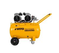 Compresseur d'air Sans Huile Silencieux 100 Litres 8 Bar 4CV 3KW 115 Psi