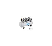 Compresseur d'Air Sans Huile Silencieux 8bar 2200W 80L Double Manomètre