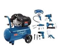Compresseur d'air SCHEPPACH HC55DC 2 cylindres - 50L 2200W 3HP 10 bars - 5906101904