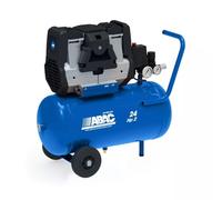 Compresseur d'air silencieux ABAC Pole Position OS20P mobile 24L 2ch