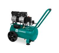 Compresseur d'air silencieux PRO - 57,5dB | 24 L - 8 bar - 750W - Vert