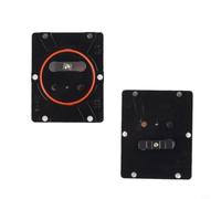 Compresseur d'air silencieux sans huile 200 PSI - Accessoire de régulation de la pression - Pour atelier et maison - Noir (kit de 1500 W)