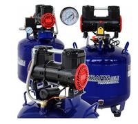 Compresseur D'Air Vertical Sans Huile 50L 1500W Silencieux 8 Bar 290L/Min