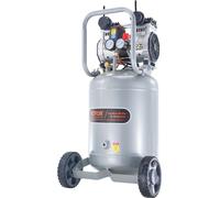 Compresseur d'air VEVOR 49L Compresseur silencieux 2HP Pompe à air sans huile 8bar Compresseur monophasé Niveau sonore ≤63dB Idéal pour le gonflage des pneus Réparation automobile Peinture Travaux sur