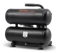 VEVOR Compresseur d'air sans huile – Réservoir acier 18 L, 2,0 CFM (90 PSI), Pression max 120 PSI