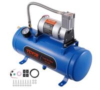 Compresseur d'Air - VEVOR - HS-661 - 12 V - Réservoir 6 L - 90-120 psi