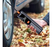 Compresseur d'Air Voiture,Petit Compresseur de Pneux avec Manomètre - Accessoires pour Véhicules Électriques Pickups Berlines Motos Camions Scooters | Camping Voyage Garage Gonflage Matelas Moto Baske