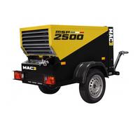 Compresseur de chantier sur remorque diesel MSP 2500 STAGE V sur essieu - MAC3 - MAC2MF04023