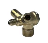 Compresseur de clapet anti-retour type V 4 voies Raccord à pression Zinc | Ce clapet anti-retour en zinc arrête les systèmes de compresseur d'air à refoulement pour maintenir une pression stable et