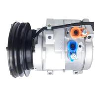 Compresseur de climatisation 10S17C compatible avec les compresseurs Caterpillar 231-6984, 1761895, 2013837, 2316984, 2457781, 295789N, 295789NH et 5844G (12 V/24 V)(24V)
