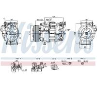 NISSENS 891042 Compresseur de clim