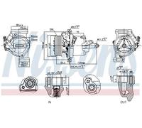 Nissens Compresseur de climatisation YF 891074 – 1234yf PAG 46 – pour Smart Renault