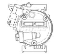 Compresseur de climatisation 1234yf PAG 46 YF ACP 637 000P MAHLE pour HYUNDAI
