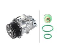 Compresseur de climatisation 24 V Ø 119 mm HELLA SD7H15 8 gorges, 8 cannelures