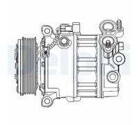 Compresseur de climatisation PAG 46 CS20512 DELPHI pour FORD VOLVO