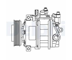 Compresseur de climatisation DELPHI CS20546