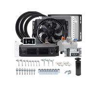 Compresseur De Climatisation Électrique 12 V/24 V - Pièce De Rechange For Compresseur De Climatisation Automobile, Fourgonnette, Hot Rod Ou Véhicule Classique.(Single Cool 12V)