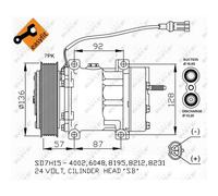 Compresseur de climatisation NRF 32477