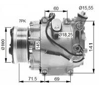 NRF Compresseur de climatisation 32491 pour HONDA CIVIC VIII 2.2CTDI