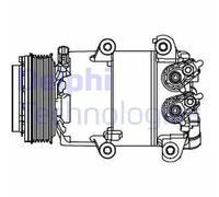 Compresseur de climatisation PAG 46 CS20466 DELPHI pour FORD FOCUS III FIESTA VI