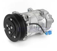 DELPHI TSP0159381 Compresseur de clim Sanden SD7V16 PAG 46 Compatible avec VW Transporter T4 Minibus 70B, 70C, 7DB, 7DK, 70J, 70K, 7DC, 7DJ Transporter T4 Van 70A, 70H, 7DA, 7DH