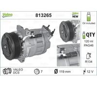 Compresseur de climatisation R 134a PAG 46 813265 VALEO pour RENAULT NISSAN