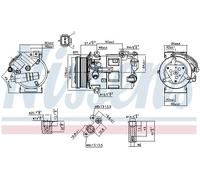 Nissens Compresseur de climatisation 890210