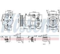 NISSENS 890899 Compresseur de climatisation