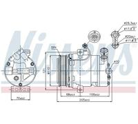 NISSENS 89197 Compresseur de clim
