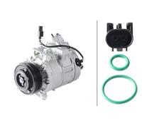 Hella Compresseur de climatisation 8FK 366 200-131 R 134a PAG 46 12 V Ø100 mm