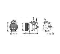 AVA COOLING SYSTEMS AIAK262 Compresseur de clim
